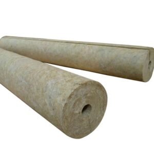 پشم سنگ لوله‌ای برای لوله با قطر خارجی 1/2 اینچ به ضخامت عایق 3 سانتی‌متر، به دانسیته ۱۰۰-۱۲۰ کیلوگرم بر متر مکعب (بدون پوشش)