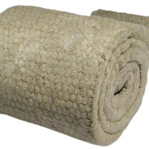 پشم سنگ پتویی (رولی، ایزوبلانکت) دانسیته (چگالی) 50 کیلوگرم بر متر مکعب به ضخامت 2.5 سانتی‌متر (بدون سرباره و ناخالصی) - دارای یک طرف توری سیمی